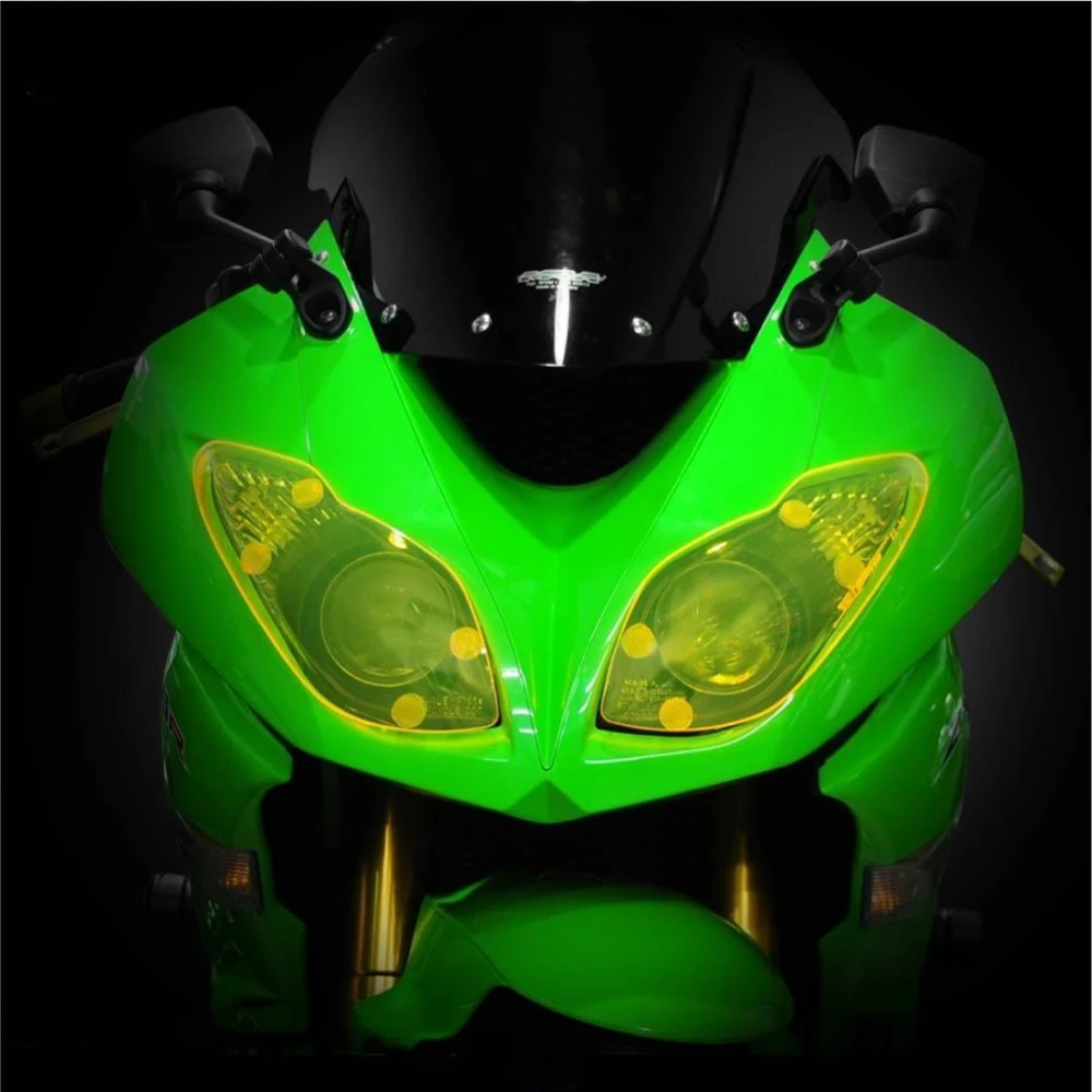 Защитная крышка для передней фары мотоцикла объектив KAWASAKI ZX-6R 2009-2016 ZX 6R 2009 2010-2011 |