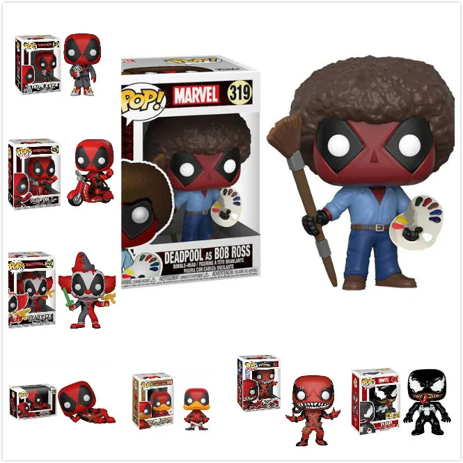 

Funko POP Original Deadpool The Joy of Painting Bob Figure Collection Model Toy Vinyl Boy For Children Birthday Gift