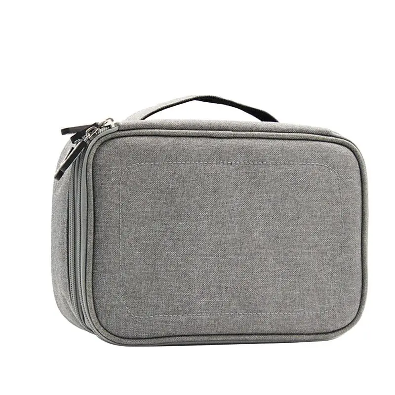 

Double Layer Travel Storage Bag Kit Data Cable U Disk Power Bank Electronic Accessories Digital Gadget Devices Organizer Case