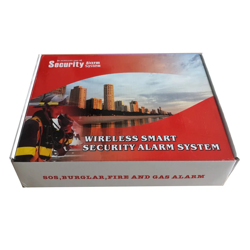 

Security GSM Alarm System Security Wireless Smart SOS Burglar Fire and Gas Alarm GSM with PIR Sensor Door Window Sensor