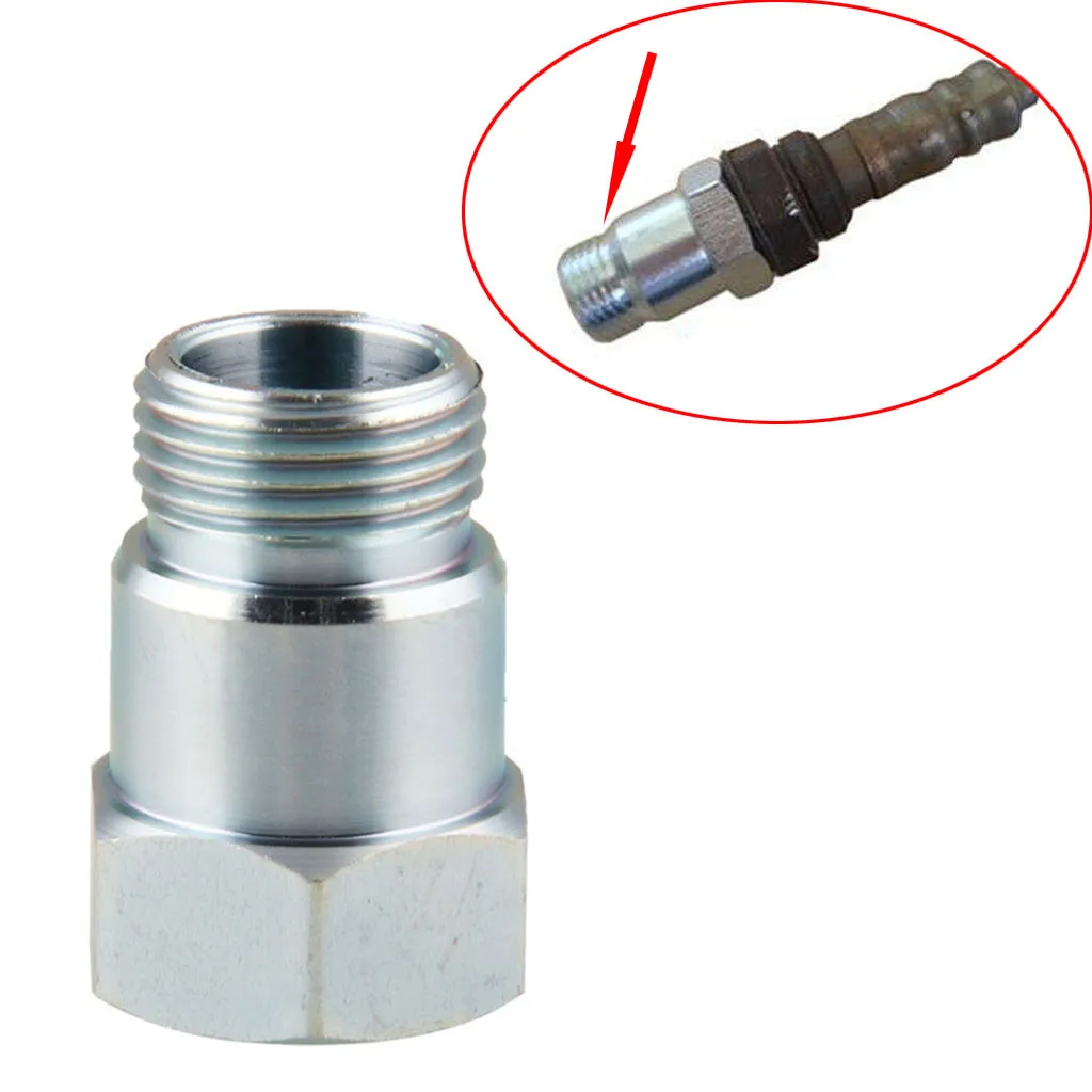 

wupp Universal Exhaust Gas O2 Oxygen Sensor Extender Spacer Joints Converter Remove oxygen sensor connector For M18 x1.5 Jun25