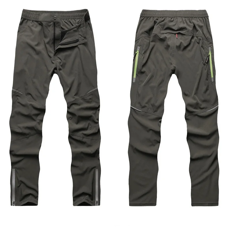 Nuevos hombres al aire libre fluorescencia transpirable pantalones de secado rápido pantalones impermeables a prueba de viento para Camping Trekking pesca deportes Nuevos hombres al aire libre fluorescencia transpirable pantalones de secado rápido pantalones impermeables a prueba de viento para Camping Trekking pesca deportes