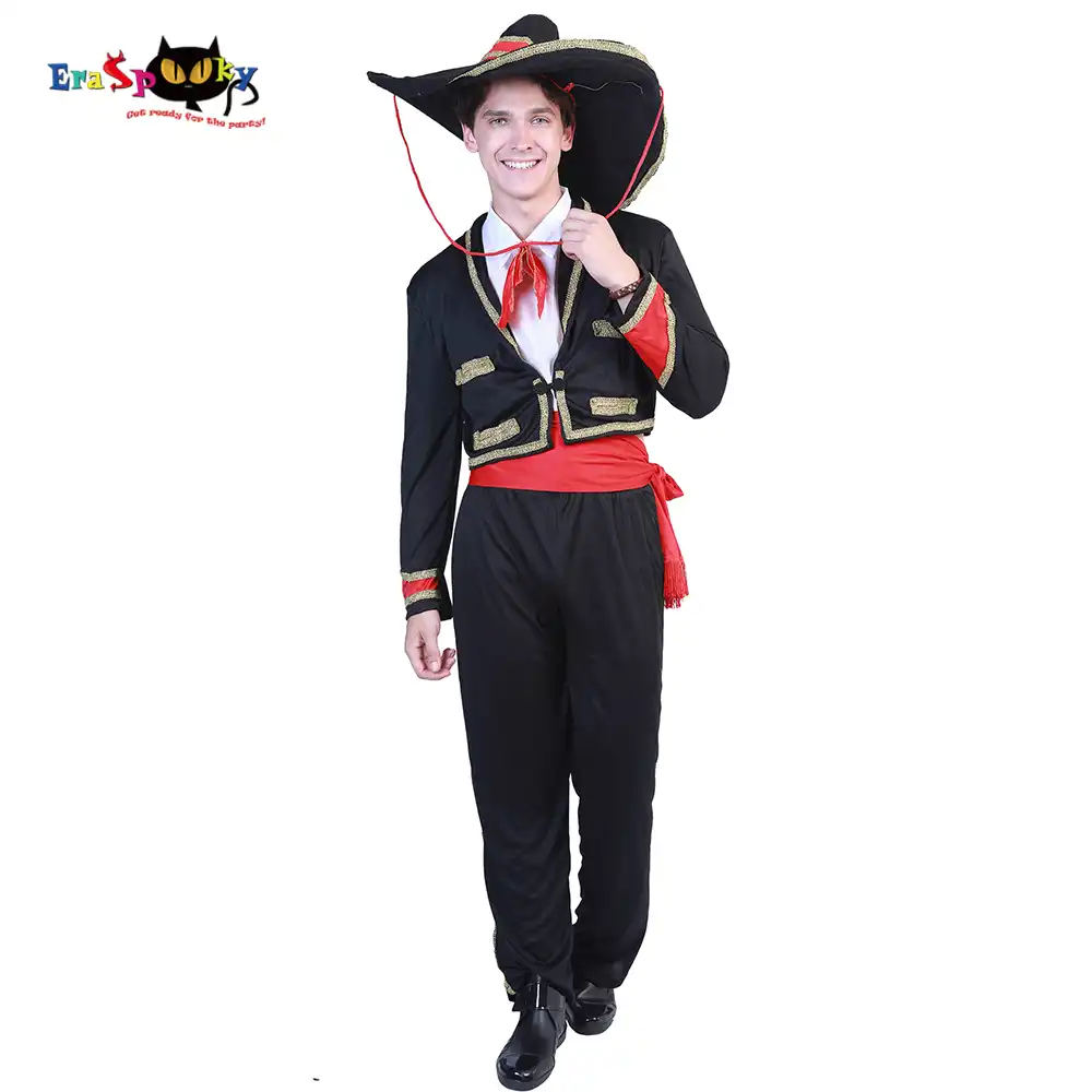 Eraspooky 男衣装ハロウィーンの衣装メキシコ衣装 Mariachi パーティーセットマタドール男性のコスプレカーニバルコスプレ Aliexpress Eraspooky 男衣装ハロウィーンの衣装メキシコ衣装 Mariachi パーティーセットマタドール男性のコスプレカーニバルコスプレ Aliexpress