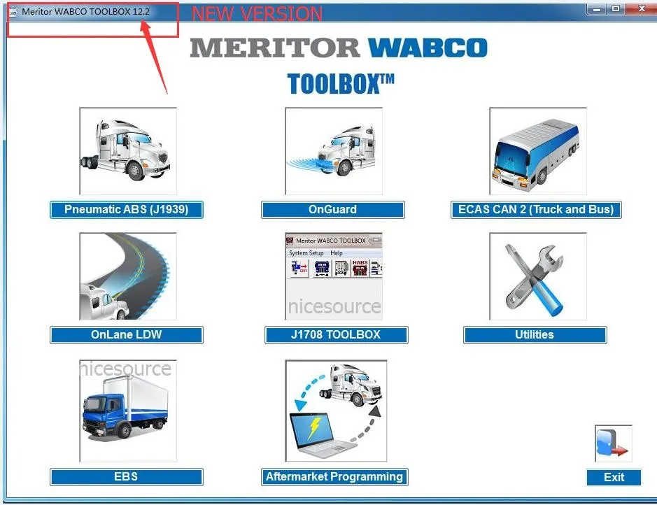 

free shipping 2016 new Meritor Wabco Toolbox 12.2 +crack [unlimited install on many computers]