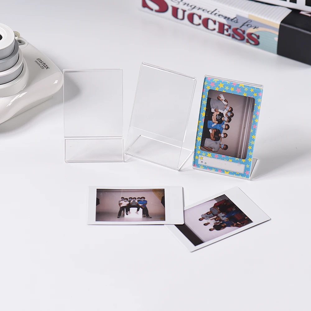 Andoer 1 шт. 3 &quotl образная фоторамка прозрачная мини подставка для Fujifilm Instax Mini 8 + 70 7s 90