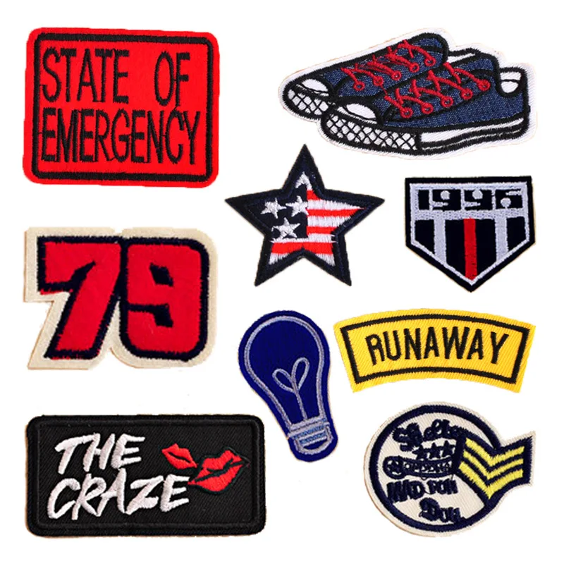 1 PC Stickers for Clothes Applications Iron on Patches on Clothing