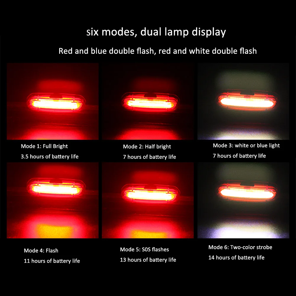 Flash Deal Bicycle Tail Light Ultra Bright USB Rechargeable Warning Light Mountain Bike Riding Equipment Accessories Fits On Any Road Bikes 18 Flash Deal Bicycle Tail Light Ultra Bright USB Rechargeable Warning Light Mountain Bike Riding Equipment Accessories Fits On Any Road Bikes 18