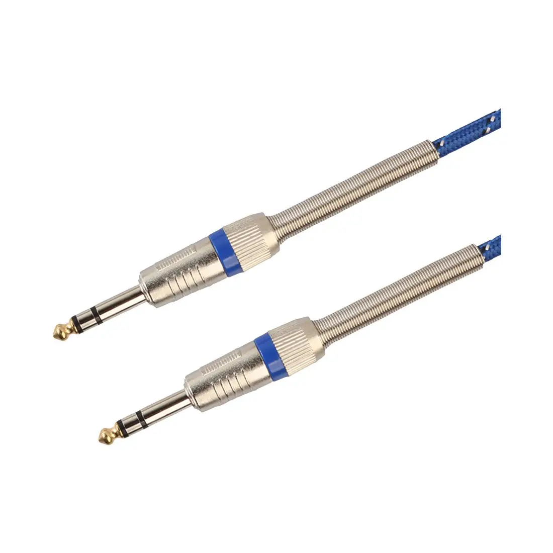 6.35mm Mono Jacks 1/4 inch Straight Male to Male Instrument Cables for