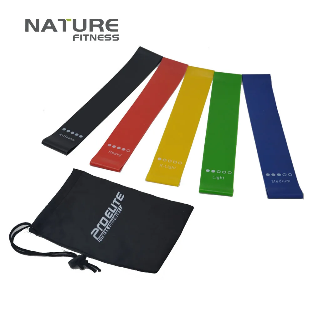 Set of 5 pcs Resistance Band Ring Resistance Yoga Bands Workout