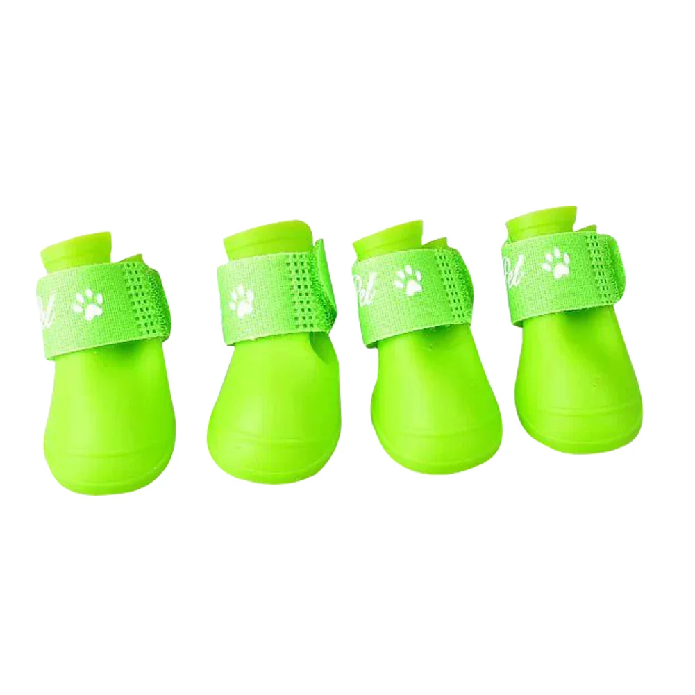 Lot pet. Силиконовые ботинки для собак. Обувь из ПЭТ. Silicone Waterproof Dog Rain Boots.