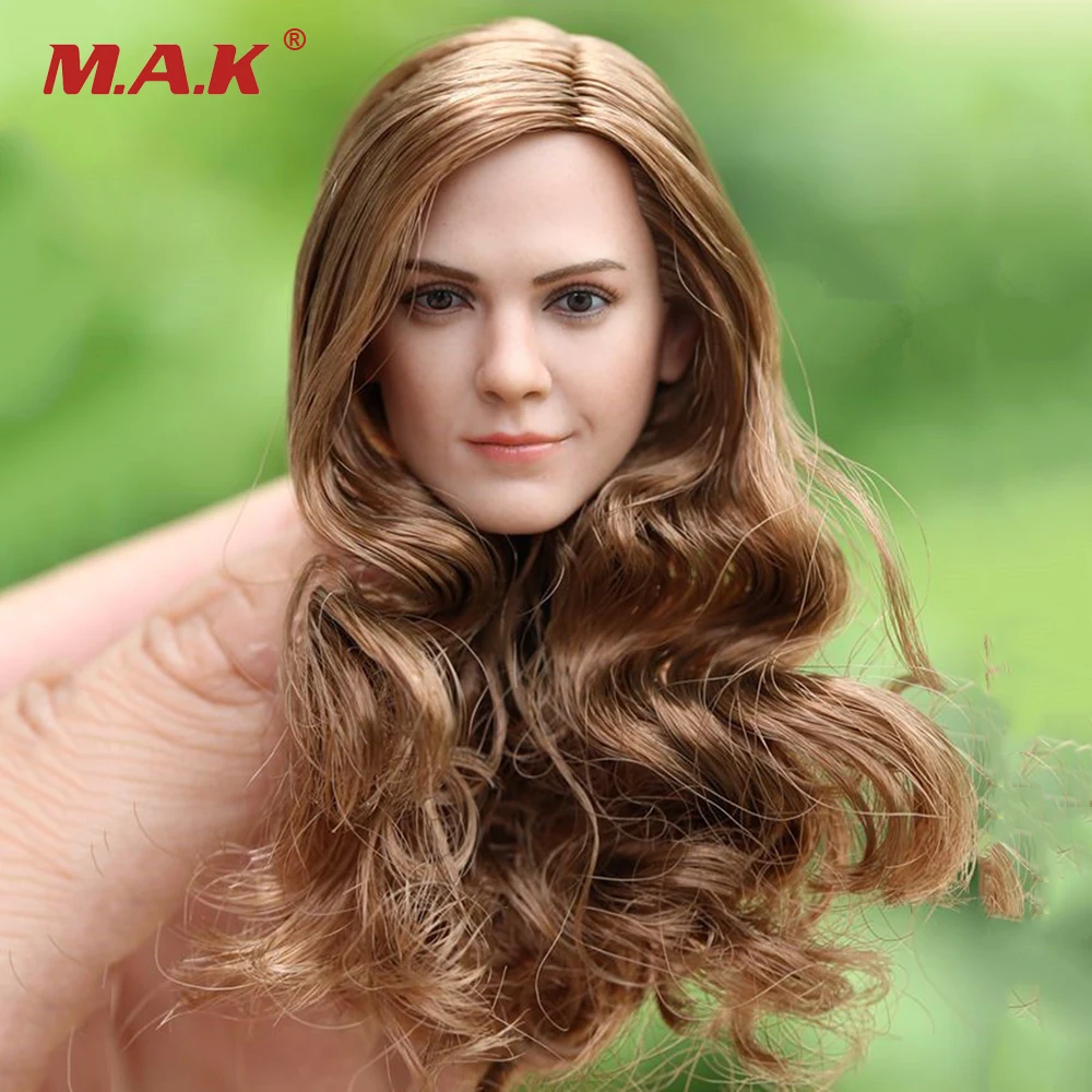 Кукла Гермиона Эмма Ватсон масштаб 1/6 W длинные Кудри волосы F 12 ''кукла|head sculpt|1/6