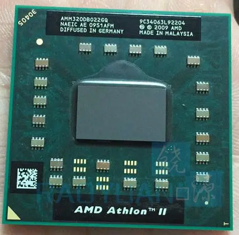 AMD Athlon II двухъядерный мобильный M320 AMM320DBO22GQ ноутбук процессор ноутбук M360 M340 P320 P340 N350 N370