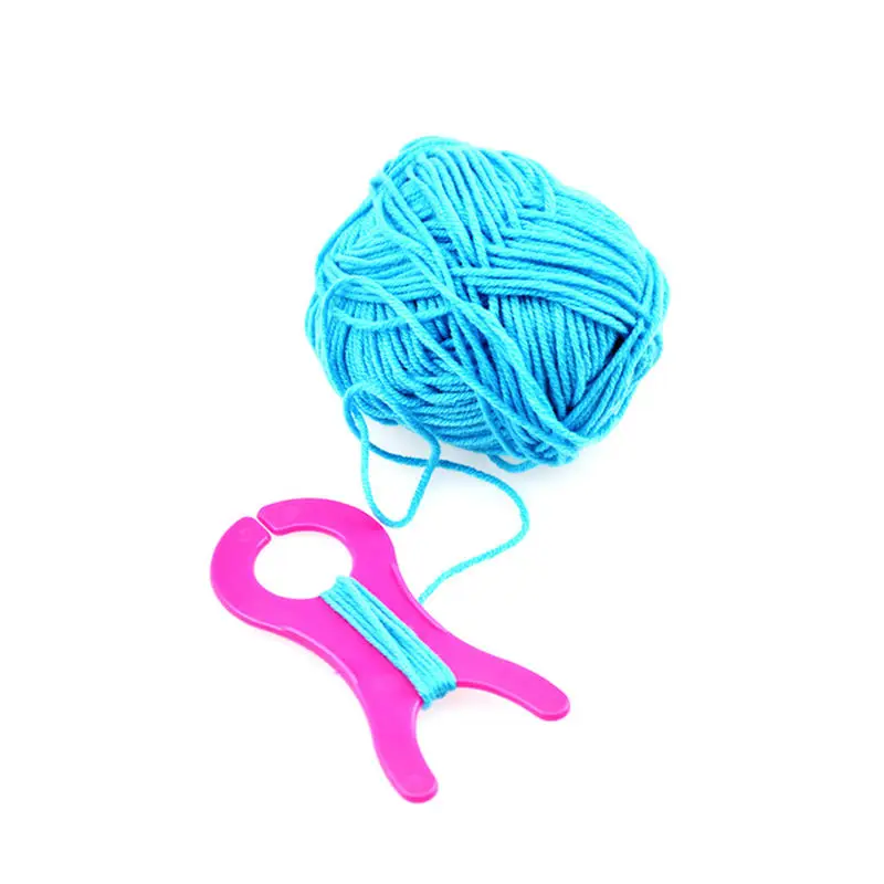 50 PCs Random Color Plastic Threading Winding Board Embroidery String Card Cross Stitch Yarn Line String Kitting Accessories