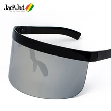 Jackjad 2020 moda tendência oversized escudo máscara estilo óculos de sol óculos design da marca à prova de vento óculos sol oculos de sol 6890
