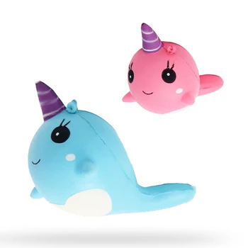 

Squeeze Horse Dolphins Phone Straps Charm Slow Rising Cute Animal Kids Doll Squeeze Toys Keychain Soft Fun Gift Newest