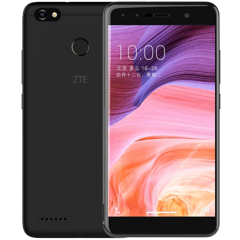 Оригинальный мобильный телефон zte Blade A3 5 дюймов 4G LTE четыре ядра 4000 МП отпечаток