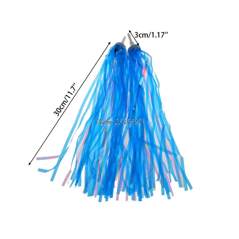 2 шт. велосипедная лента для руля велосипед трехколесный велосипед дети мальчики девочки руль стримеры кисточки# A
