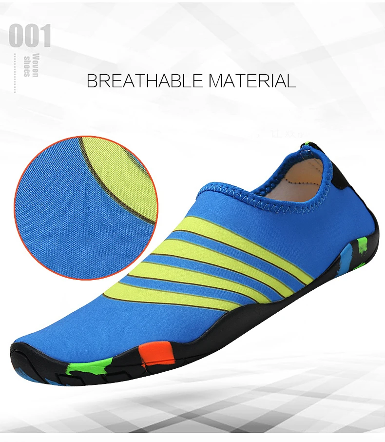 Clorts Summer Beach Shoes Water Shoes Men Mesh Lightweight Aqua Shoes (10)