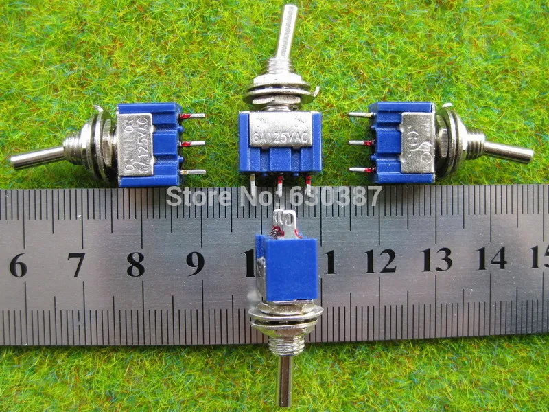SW04 Miniature Toggle Switches Layout ON ON SPDTin Model Building Kits