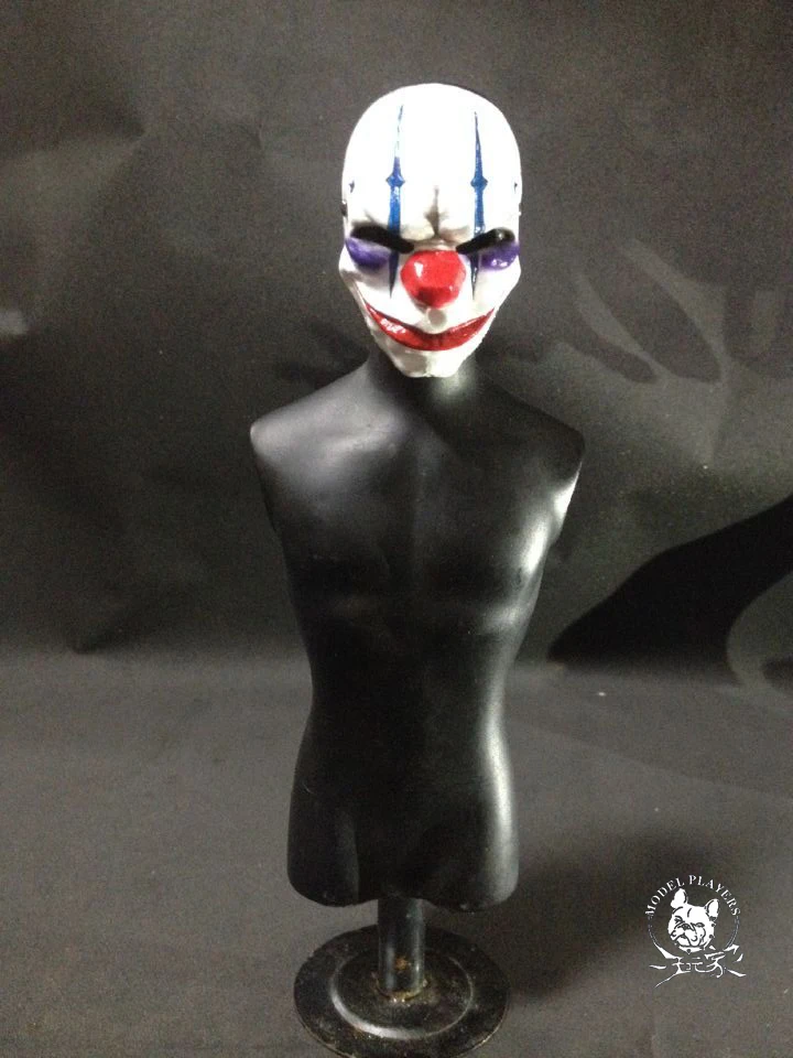Delicated 1/6 масштаб солдат мини-маска PAYDAY цепи для любителей коллекции