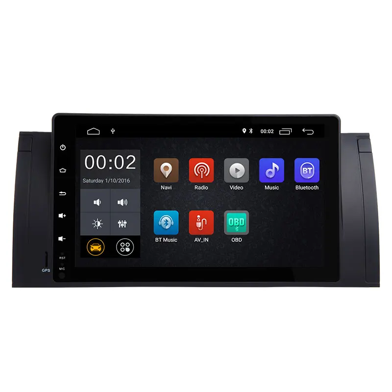 Flash Deal Xonrich Car Multimedia Player 1 Din Android 8.1 GPS Radio For BMW E39 BMW X5 E53 M5 2002-2007Navigation Stereo Head Unit Wifi 4G 2