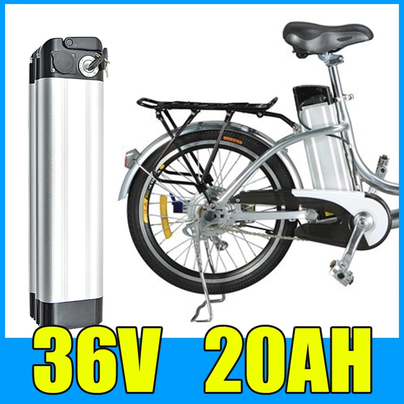 36 볼트 20AH 리튬 배터리, 알루미늄 합금 배터리 팩, 42 볼트 전기 자전거 스쿠터 전자 자전거 무료 배송