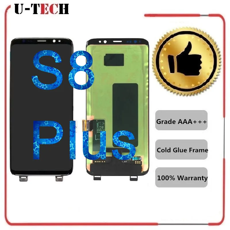 Gansta 100% тестирование для samsung Galaxy S8 плюс G955 G955F ЖК-дисплей с сенсорным экраном