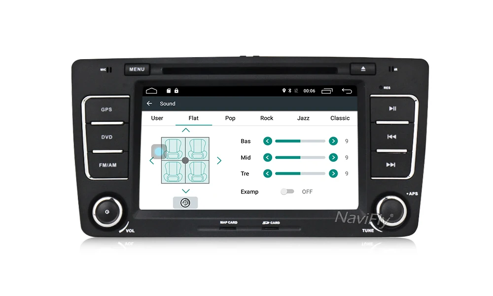 Sale NaviFly 2 din 7 inch Android car dvd player for SKODA Octavia 2009-2013 car multimedia player gps navigation 2G RAM 4G SIM Card 11