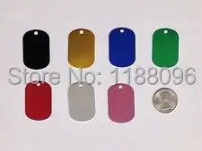 

Wholesale hot sales Dog tags Anodized aluminum low price Blank Dog tag cheap Custom carved dog tag hl80810