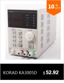 KORAD KA3005P Высокоточный Программируемый Регулируемый цифровой источник питания постоянного тока 30 В/5А R232 и USB Подключение компьютера 220 В