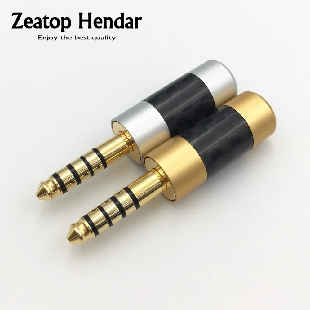 1 шт. HiFi 4 мм 5 полюсов стерео разъем для наушников позолоченный Аудио NW WM1Z/A из