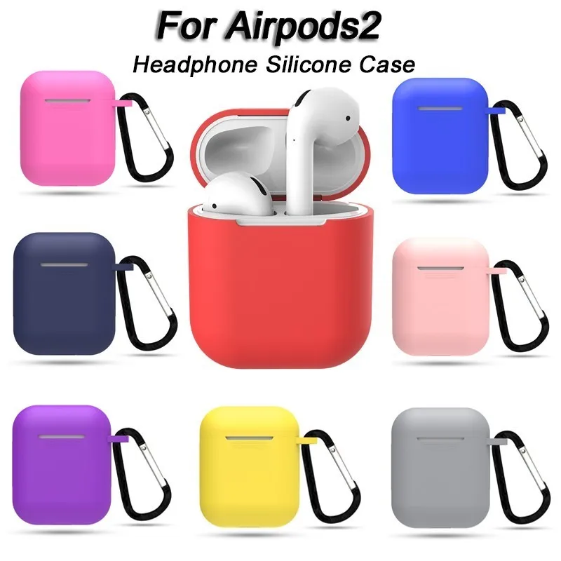 Soft Silicone Case for Apple font b Airpods b font Shockproof Cover for Apple font b