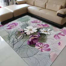 Шерсть цветочный ковер элегантный американский деревенский цветочный ковер для гостиной современные европейские ковры для гостиной дизайнерские красные ковры