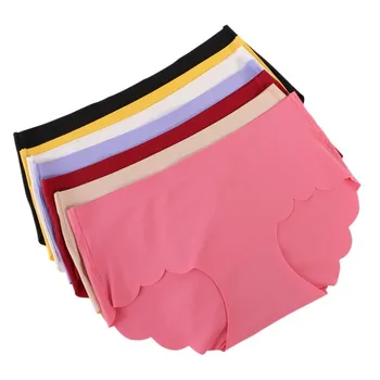 

Sexy Panties Women Solid Black White Red Pink Panties Seamless Underwear Plus Size Women Lingerie Briefs Cheap Price