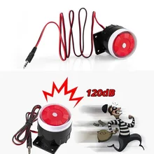 LESHP проводной мини рог сирена домашняя охранная звуковая сигнализация 120dB DC 12V AF Крытая сирена прочная