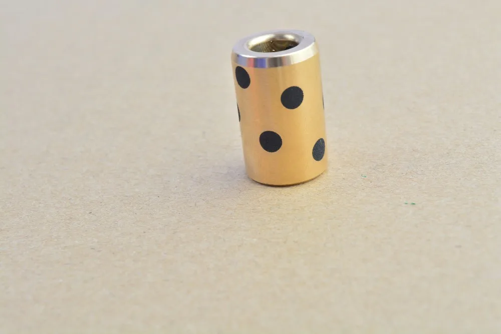 

10mm bearing 10mmx19mmx55mm linear graphite copper set alloy bushing oil self-lubricating JDB 1pcs