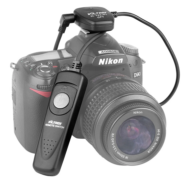 Viltrox Camera GPS Receiver Geotag GP 1 w/ Shutter Release Cable for