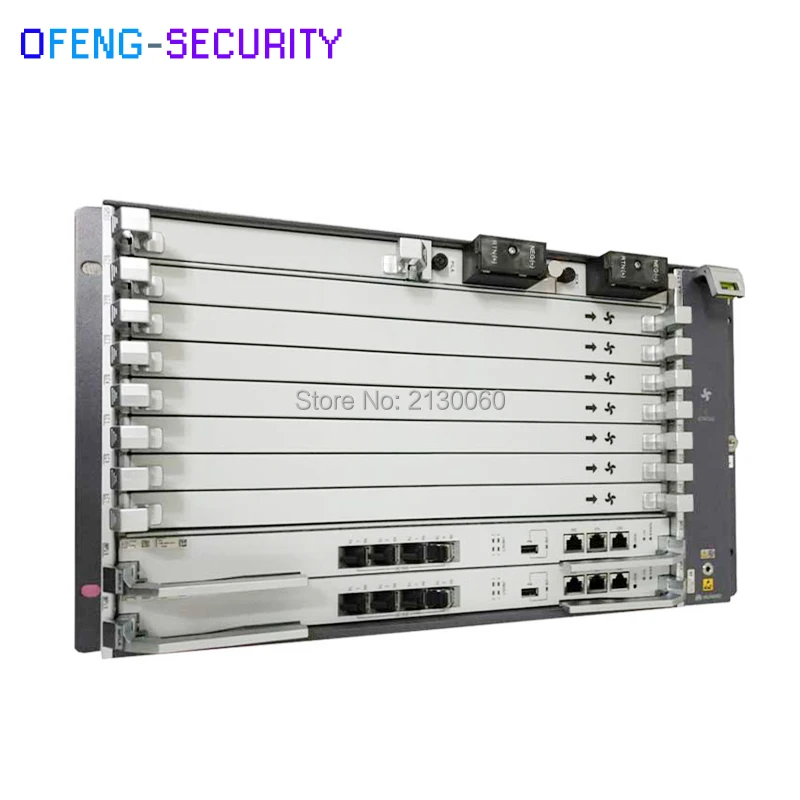 Fibra olt Оригинал Huawei MA5800-X7 OLT с шасси + вентилятор 2 * MPLA PILA Аксессуары (6U high 7 сервисных