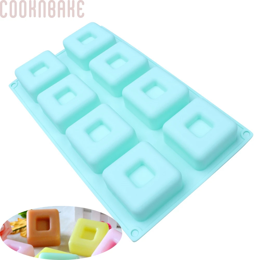 

COOKNBAKE DIY silicone cake mold the shape of square Bakeware baking Tool wedding decoration CDSM-768