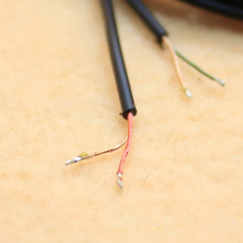 10 pcs DIY Earphone Cable Headphones accessories 120 degrees Headset 3 5MM 14 core Headphone for DIY Earphone