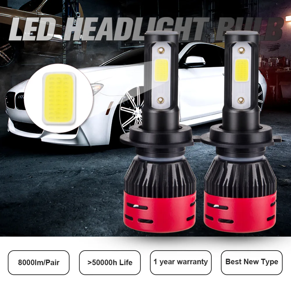 VooVoo Mini H7 светодиодный автомобильный светильник H4 4300K 6500K H1 H11 9005 9006 HB3 HB4