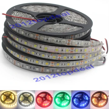 

DC12V 1M 5M SMD 5050 RGB white Waterproof 300LED Flexible 3M Tape Strip Light