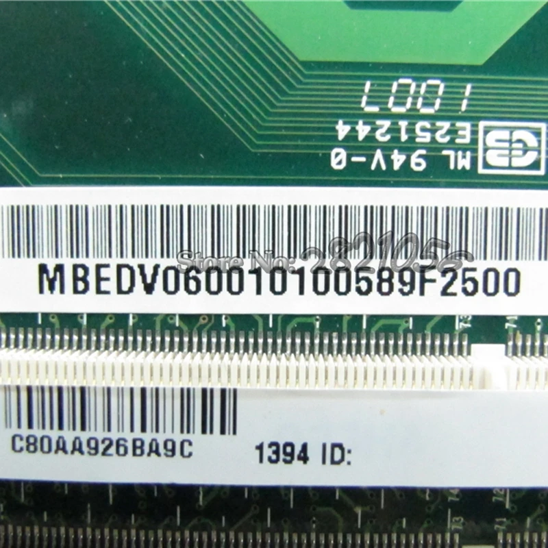 NOKOTION материнская плата для ноутбука Acer extensa 5635 5235 MBEDV06001 DA0ZR6MB6F0 REV F GL40 DDR3 бесплатный