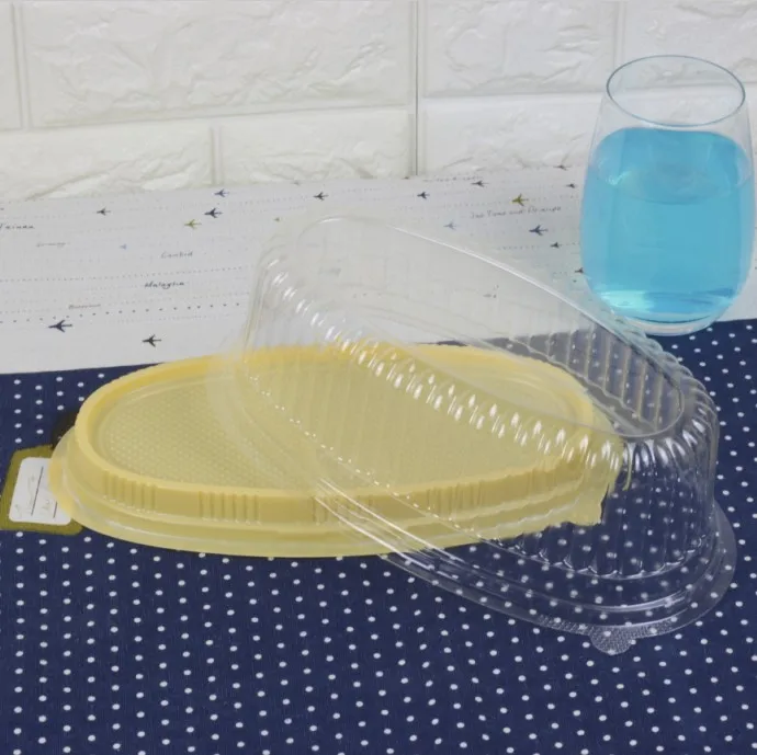 50 шт. Одноразовые Пластиковые Кондитерские коробки для выпечки|cake roll|plastic cakeplastic