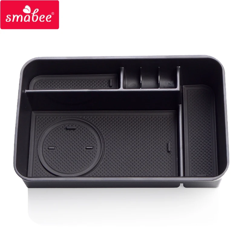 smabee Car Central Console Armrest Box Storage For Nissan PATROL Y62 2010 - 2018 Interior Accessories Box Coin Stowing Tidying