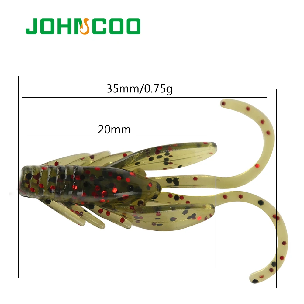 JOHNCOO المرقط إغراء 10 قطع 35 ملليمتر 0.75 جرام سيليكون الطعم الصيد إغراء Pesca و الاصطناعي ل لينة إغراء Swimbait الصيد إغراء JOHNCOO المرقط إغراء 10 قطع 35 ملليمتر 0.75 جرام سيليكون الطعم الصيد إغراء Pesca و الاصطناعي ل لينة إغراء Swimbait الصيد إغراء