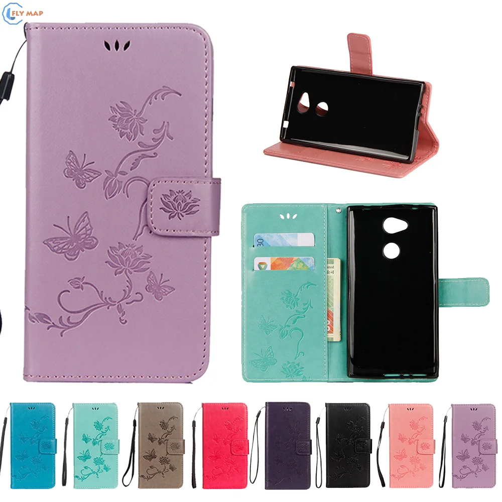 Flip Case For Sony Xperia XA2 Dual H3113 H3123 H3133 Phone Leather Cover For Sony Xperia XA 2 SM12 H4113 H4133 Silicone Capa Box