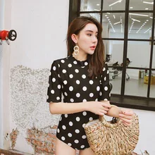 Цельный купальник женский цельный купальный костюм пуш-ап новые сексуальные купальники в стиле ретро Пейсли хлопковое пляжное платье Sierra Surfer пуш-ап цельное для