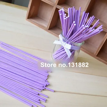 

300pcs 15cmx3.5mm Violet Sucker Lollipop Paper Sticks Candy & Chocolate Cake Pop Making YN-110803