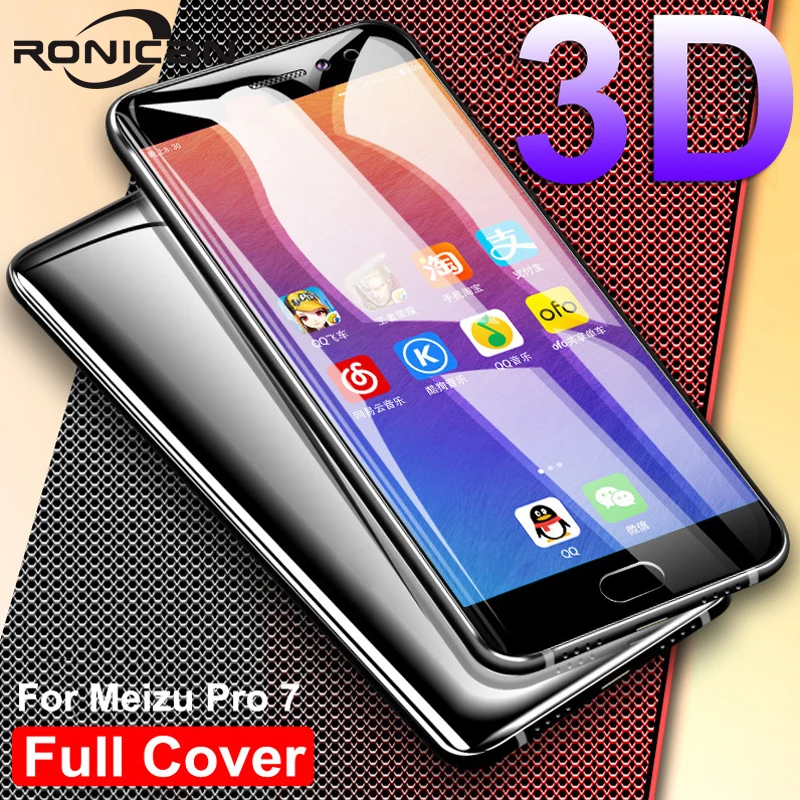 

Full Cover Tempered Glass For Meizu M3 M3E M3S M3 Note M6 M5C M5S M5 M6 Note MX6 Protector Glaas On The For Meizu Pro 7 6 S Film